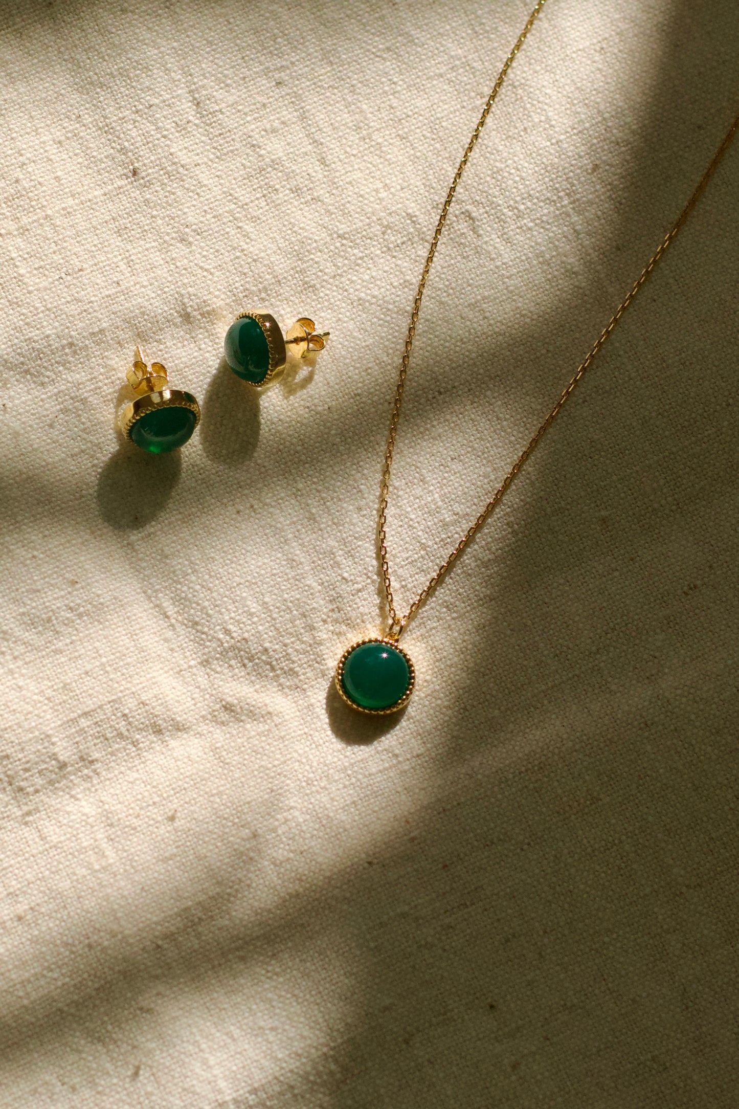 Sylvie Green Onyx Pendant