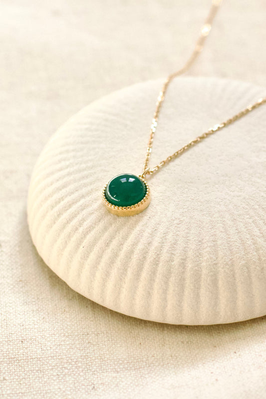 Sylvie Green Onyx Pendant