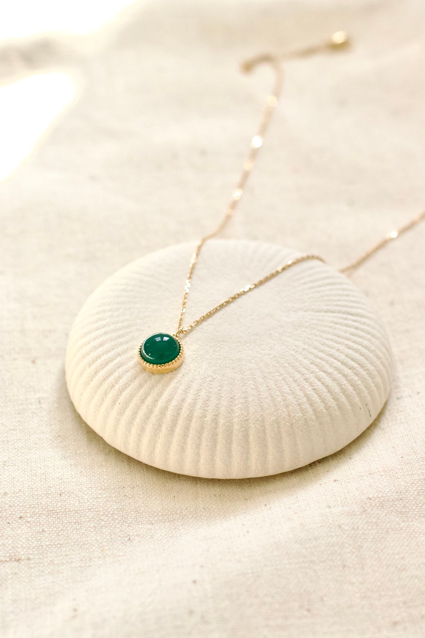 Sylvie Green Onyx Pendant
