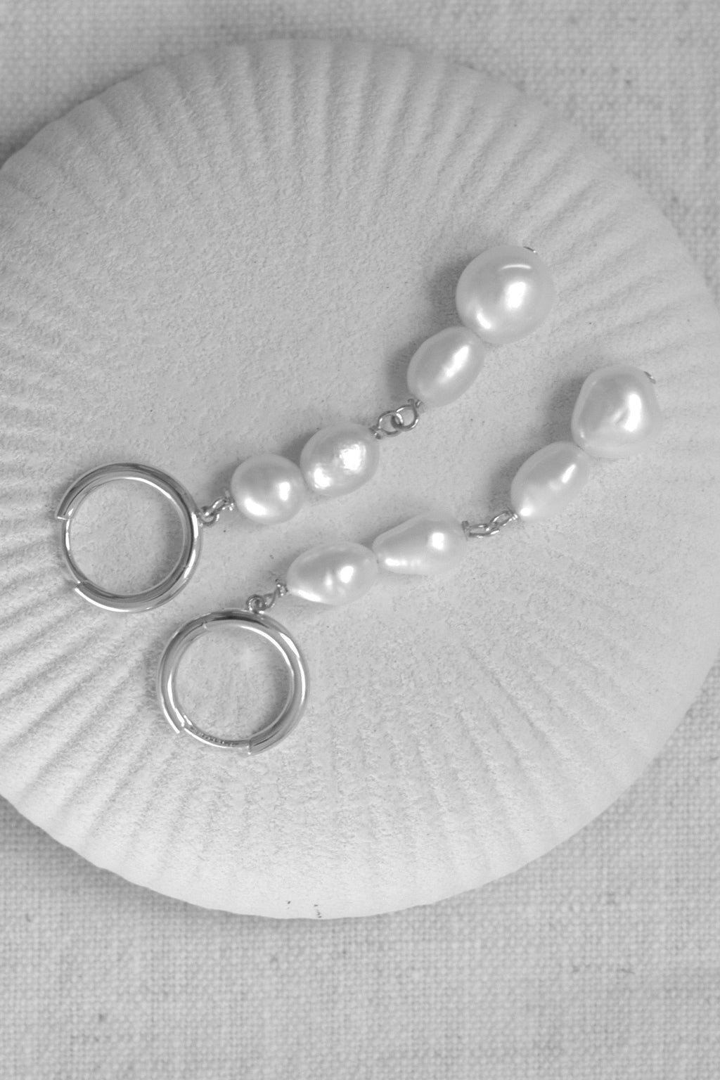 Juliette White Pearl Earrings