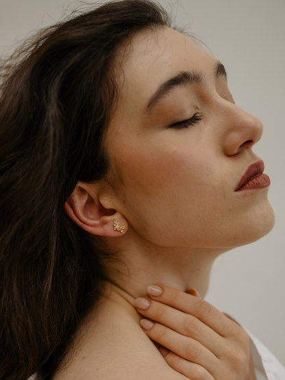 Floral Stud Earrings